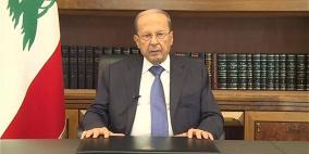 الرئيس اللبناني يبدي استعداده للقاء ممثلين عن المتظاهرين