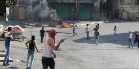 إصابات بمواجهات مع الاحتلال في منطقة باب الزاوية في الخليل