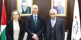 رئيس مجلس القضاء الأعلى يلتقي وفداً من بعثة الاتحاد الأوروبي