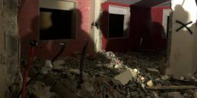 الاحتلال يهدم منزلي الأسيرين مغامس وحناتشة في رام الله 