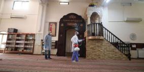 الأوقاف تبدأ بتعقيم كافة المساجد والمرافق التابعة لها