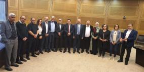 شروط القائمة المشتركة لدعم حكومة غانتس 