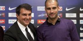 لابورتا يريد عودة جوارديولا لو فاز برئاسة برشلونة