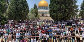 50 ألف مصلّ يؤدون "الجمعة" في المسجد الأقصى المبارك بعد إعادة فتحه