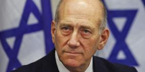 أولمرت: خطة الضم ستؤدي إلى زعزعة الاستقرار في الأردن