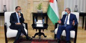 اشتية: لدينا إجماع دولي رافض للضم ونريد اعترافا بالدولة الفلسطينية