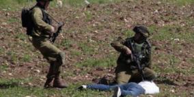 إصابة عامل أثناء مطاردته من قبل الاحتلال غرب جنين