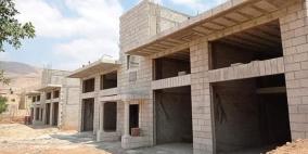 اخطارات بهدم منشآت ومنزل شرق نابلس