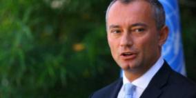 ملادينوف: بناء المستوطنات غير قانوني وعقبة رئيسية أمام السلام