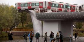 "ذيل حوت" يحمي قطارا من كارثة في هولندا!