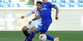 إشبيلية يحقق فوزاً صعباً على خيتافي بالدوري الإسباني