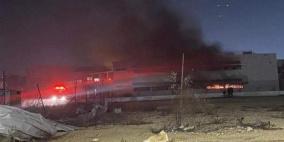 مجهولون يحرقون مدرسة ثانوية في رهط