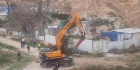 الاحتلال يهدم عدة مساكن في القدس ويشرد أصحابها في العراء 