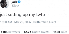 تخطت 2.5 مليون دولار.. أول تغريدة على تويتر تصل رقما خياليا