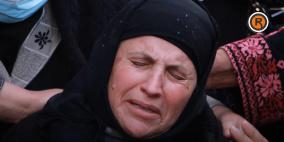 رأس كركر تودع ابنها الشهيد خالد نوفل لمثواه الأخير