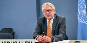 وينسلاند يدعو إلى وقف "العنف" في الضفة الغربية