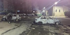 رام الله: مستوطنون يحرقون مركبات ويحطمون محلات تجارية في اللبن الغربي