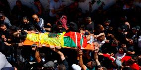 بالصور.. تشييع جثمان الشهيد أحمد عبدو في رام الله