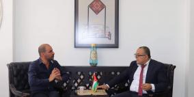 أبو سيف خلال لقائه جبران: جفرا مؤسسة رائدة في الموسيقى الفلسطينية  