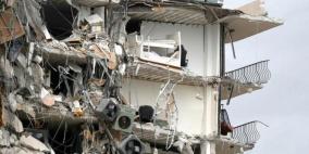 انهيار 4 مبان في غزة بسبب المنخفض الجوي والفيضانات تغمر القطاع