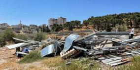 جرافات الاحتلال تنفذ عمليات هدم في بلدة الطور بالقدس