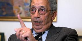 عمرو موسى يقدم استقالته من رئاسة مجلس أمناء مؤسسة ياسر عرفات