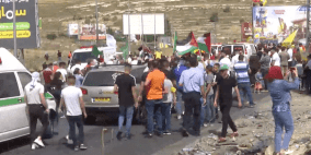 إصابات بالاختناق خلال مواجهات مع الاحتلال على مدخل البيرة الشمالي