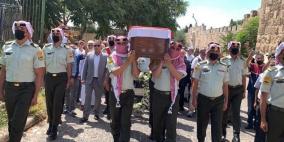 تشييع رفات جندي أردني عثر عليه في حي الشيخ جراح بالقدس