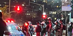 محدث.. إصابتان إثر مواجهات مع الاحتلال في المقبرة اليوسفية بالقدس