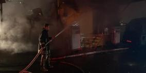 وفاة رضيعة واصابة طفلين بإصابات حرجة بحريق منزل في قلقيلية