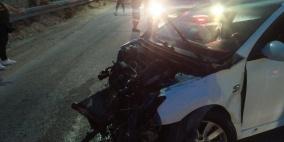 خمس إصابات في حادث سير شمال نابلس