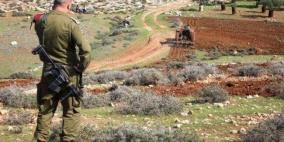 الاحتلال يستولي على أراض في قريوت والساوية جنوب نابلس