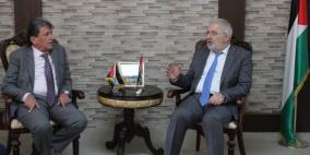 الوزير سالم يلتقي نظيره الأردني في رام الله