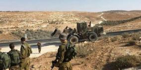 الاحتلال يغلق عدة مداخل لقرية برقة شمال نابلس