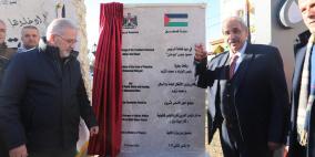 زيارة يضع حجر الأساس لمشروعي تأهيل طريقين في جنين ونابلس