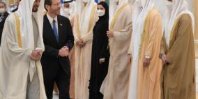 محمد بن زايد يشكر هرتسوغ على دعم "إسرائيل" للإمارات