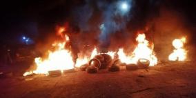 53 اصابة  في مواجهات نابلس وإطلاق نار على جنود الاحتلال