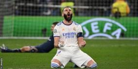 بنزيما يتوج بجائزة أفضل لاعب في ذهاب ربع نهائي دوري الأبطال 