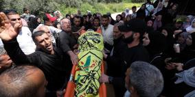  جنين: جماهير غفيرة تشيع جثمان الشهيد لطفي لبدي