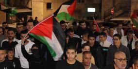 إصابات جراء قمع شرطة الاحتلال مسيرة تضامنية مع الأقصى في أم الفحم