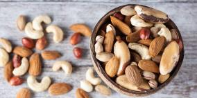 المكسرات لا تصلح كوجبات خفيفة