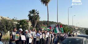 تظاهرات واحتجاجات في الداخل تنديدا باغتيال الشهيدة أبو عاقلة