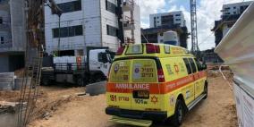 كفر قاسم: إصابة خطيرة لعامل جراء سقوطه من علو