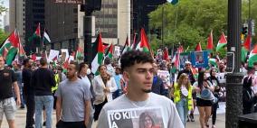 الجالية الفلسطينية في شيكاغو تحيي ذكرى النكبة وتندد باغتيال أبو عاقلة