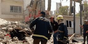 بالصور.. انهيار مطعم وسط بغداد.. ومحاصرون تحت الأنقاض