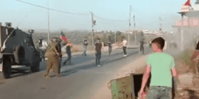 أهالي قلقيلية يتصدون لمستوطنين حاولوا إزالة علم فلسطين