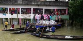 فلسطين تقدم مساعدات إغاثية عاجلة للمتضررين من فيضانات بنغلاديش