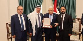 الرئيس عباس يمنح الراحل سعد المجالي نجمة الاستحقاق من وسام دولة فلسطين