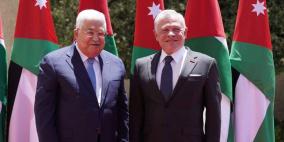 بالصور: تفاصيل اجتماع الرئيس عباس مع العاهل الأردني 