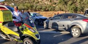 7 إصابات إحداها حرجة جرّاء حادث طرق بالقرب من نابلس